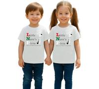 Little Neros Pizza Kevin Home Alone Christmas Film Christmas Children's T-Shirt, White, 104