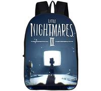 Little Nightmares II Backpack, Little Nightmares II School Bag, Nursery Flash School Bag, Large Capacity, Durable, 11, 28 * 14 * 40 cm (16 Zoll),