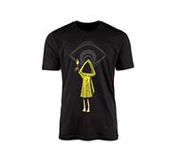 Little Nightmares T-Shirt - Horror Video Game Gamer Gaming Inspired Merch Merchandise Logo Novelty Present Gift Gifts Birthday Men's Boys Women Girls Adult Kids (Black, Small)