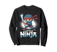 Little Ninja Cartoon Warrior Sweatshirt