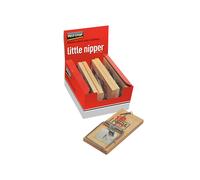 Little Nipper Rat Trap (6 Pack) - Classic Snap Trap for Rats, PSLNR6