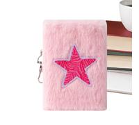 Little Notebook Pocket Size | Cute Plush Cover Journal,Small Note Book Journaling Supplies | for Students Women Agenda Planning Home Office School College Travel Birthday Holiday