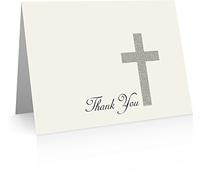 Little Notes by Comptime Christian Thank You Cards (24 Foldover Cards and Envelopes)