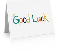 Little Notes by Comptime Good Luck Note Cards - 12 Cards and Envelopes - Good Luck Greeting Cards