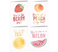 Little Notes by Comptime Happy Fruit Greeting Cards (12 Cards and Blank Envelopes)