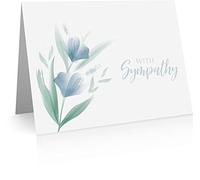 Little Notes by Comptime Sympathy Card (12 Cards and Blank Envelopes) With Sympathy, Condolence Cards