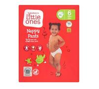 Little Ones Size 6 Nappy Pants 32 Pack