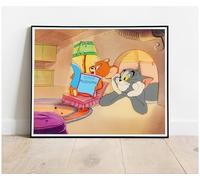 Little Orphan Tom and Jerry Movie Still Film Promo Poster : A Huge 30"x24" Poster Print Vintage Retro Reproduction Perfect For Any Room : BRING YOUR WALLS TO LIFE !