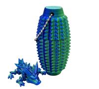 Little Ouchie Fidgets Toys Keychain, Dragon Pain Stimming Fidgets Toys Keychain, Dragon Spiky Grippies Stim Sensory Toy for Adults Kids, Novelty Pain Stim Tool Sensory Toy, for Women & Men