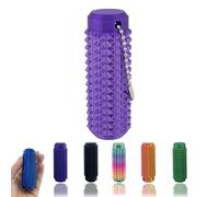 Little Ouchies Fidget, Pocket Mini Fidget Toy for Adults, Pain Stim Fidget, 3D Printed Venting Key Pendant,Spiky Grippie Stim Keychain for Anxiety Relief Positive, Novelty Gifts for Friends (Purple)
