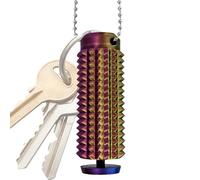 Little Ouchies Fidget, Pocket Mini Fidget Toy for Adults, Pain Stim Fidget, 3D Printed Venting Key Pendant, Spiky Grippie Stim Keychain, Novelty Gifts for Office Decompression Daily Use (A)