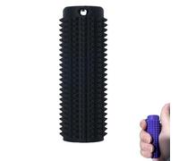 Little Ouchies Fidget,Portable Vibrant Colors Stim Tool,Spiky Grippie Stim Keychain,Regularlyk Portable Vibrant Colors Stim Tool,Pain Relief & Anxiety Stress Relief, Novelty Gifts for Friends (Black)