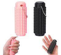 Little Ouchies Fidget Toys Adults - 2PCS Pain Stimming Fidgets Keyring - Spiky Grippie Stim Keychain for Anxiety Relief & Focus - Silent Novelty Small Stress Relief Gifts for Adults Friends Coworkers