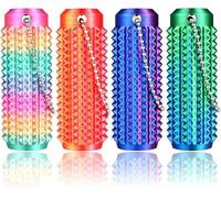 Little Ouchies Pain Fidget 4PCS, Spiky Sensory Tool, 3D Printed Grippie Keychain for Adults Anxiety Relief, Focus & Skin Picking, Stress Gift for Teens (Colorful)
