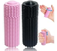 Little Ouchies Pain Fidget, Fidget Keyring, 2 PCS Pain Stim Fidget Toys Adults Stress Toy, Pain Stimming Fidgets for Stress Relief Office Killing Time, Novelty Gifts for Friends (Pink Black)