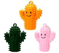 Little Ouchies Pain Fidget, Fidget Toys, 3 Pcs Pain Stimming Fidgets, Spiky Grippie Stim Keychain, Portable Spiky Fidget Toy for Stress Relief, Sensory Toy for Novelty Gifts, for 14+ Years Old