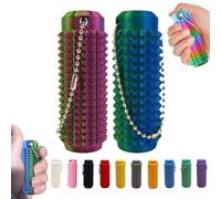 Little Ouchies Pain Fidget, Pain Stimming Fidgets, Portable Vibrant Colors Stim Tool, Upgrade 3d Printed Fidget Toy, Adult Pocket Mini Stim Keychain for Relieving Anxiety and Stress (2PC-A)