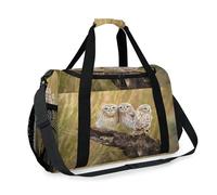 Little Owl Cute Travel Duffel Bag for Girls Boys Women Men Owl Weekend Overnight Bag Shoulder Tote Luggage Handbag for Travel Sports Gym
