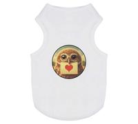 'Little Owl Love Note' Pet Dog/Cat T-Shirt (PT00151010)