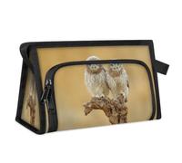Little Owl Print Travel Toiletry Bag for Women Men Girls Boys Owl Multifunctional Makeup Pouch Bag Wash Toiletries Cosmetic Organizer Shower Bag