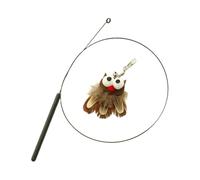 Little Owls and Birds Play with Cat Toys with Feathers, Interactive Cat Catch and Practice Sticks, Indoor Kitten Training Cat Rope Toys.(Owl)