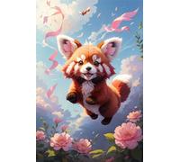 Little Panda Flower 2000 Piece Jigsaw Puzzles for Adults Colourful Fun Challenging & Brainteasing Educational Learning Gift Present for Children Boys Girls 2000 Piece Puzzle for Adults
