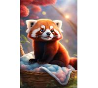 Little Panda Jigsaw Puzzles for Adults 500 Pieces Educational Toys Challenging Game 500 Piece Puzzles for Adults for The Whole for Women Gifts for Men