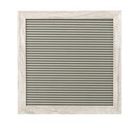 Little Pear Letterboard Set, Includes 188 Letters, Perfect Message Board for Home or Rustic Nursery, or use for Photo Sharing, Baby Announcement, 25.4cm x 25.4cm, Grey