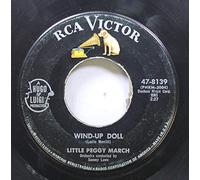 LITTLE PEGGY MARCH 45 RPM WIND-UP DOLL / I WILL FOLLOW HIM