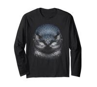 Little Penguin Face Sea Bird Wildlife Nature Penguin Long Sleeve T-Shirt