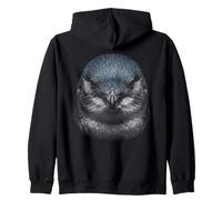 Little Penguin Face Sea Bird Wildlife Nature Penguin Zip Hoodie
