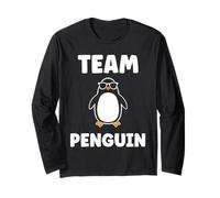 Little Penguins Animal Cute Minimalist Simple Team Penguin Long Sleeve T-Shirt