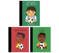 Little People, BIG DREAMS most skilled and celebrated footballers Series 3 Books Collection (Leo Messi, Pele & Marcus Rashford)