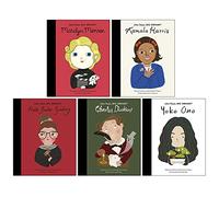 Little People Big Dreams Series 14 Collection Books Set Book 66 To 70 (Marilyn Monroe, Kamala Harris, Ruth Bader Ginsburg, Charles Dickens, Yoko Ono)