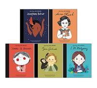 Little People Big Dreams Series 4 Collection Books Set Book 16 To 20 (Josephine Baker, Anne Frank, Simone de Beauvoir, Jane Goodall, L. M. Montgomery)