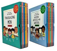 Little People, Big Dreams Trailblazing Men and Inspiring Artists And Writers 10 Books Collection Box Gift Set (Stephen Hawking,Bruce Lee,David Bowie,Muhammad Ali,Mahatma Gandhi,Maya Angelou and More)