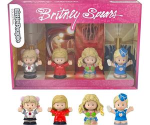 Little People Collector Britney Spears Special Edition Set for Adults & Fans, 4 Figures in a Display Box