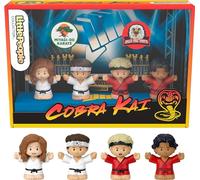Little People Collector Cobra Kai Special Edition Figure Set for Adults & Fans in a Display Gift Box, 4 Figures