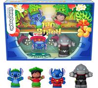 Little People COLLECTOR Disney Lilo & Stitch Special Edition Set for Adults & Fans, 4 Figures in a Display Package, JFC77
