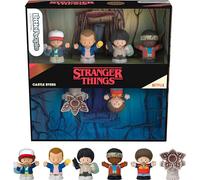 Little People COLLECTOR Stranger Things Castle Byers Special Edition Set, 6 Figures in a Gift Display Box for Adults & Fans, HTP36