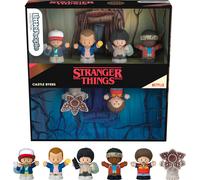 Little People COLLECTOR Stranger Things Castle Byers Special Edition Set, 6 Figures in a Gift Display Box for Adults & Fans, HTP36