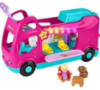 Little People Fisher-Price Barbie Little Dreamcamper RV Toddler Toy with Music and Lights for Pretend Play for Kids Ages 18 Months and Up
