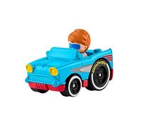 Little People Wheelies Retro Convertible - GMJ25 ~ Baby Blue and Red Car