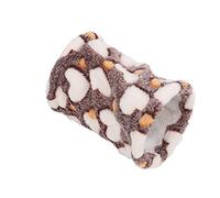 Little Pet Plush Tunnel, Winter Little Pet Tunnel Spacious Safety Soft Plush Material for Pets (Single pass)