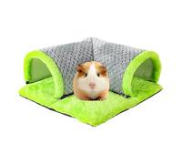 Little Pet Tunnel Nest - Hamster Tube Bed, Warm Habitat With Activity Fun Feature For Small Animals | Ideal Usage Across Squirrel Chinchilla Ferret Bedding Toys Exercise Play Tunnel Kit