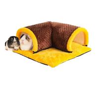 Little Pet Tunnel Nest | Small Animal Nest Tube Bed - Winter Tunnel House Toys, Playing Sleeping Resting Warm Bed Habitats For -Chinchilla Squirrel