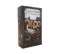 Little Pigeon Tarot 12 * 7cm 78 Pcs Cute Animal Tarot Cards with Guidebook for Beginners Little Pigeon Tarot