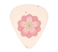 Little pink cherry blossoms 12 guitar picks per pack, available in 3 different thicknesses, suitable for electric guitars, ukuleles, etc.
