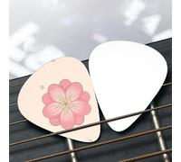 Little pink cherry blossoms Patterned guitar pick set - (thin/medium/thick), widely compatible with all kinds of stringed instruments,