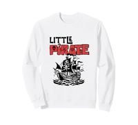 Little Pirate Cute Pirate Ship Sailing Ocean Kids Halloween Sweatshirt